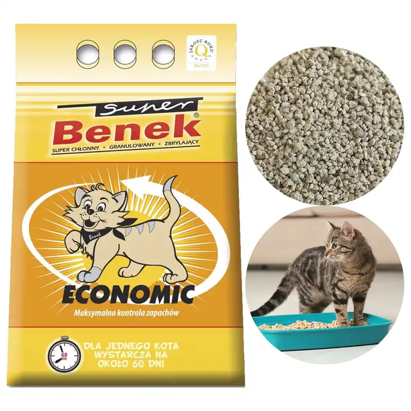 Szybka dostawa Żwirek zapachowy dla kota SUPER BENEK Economic 5L