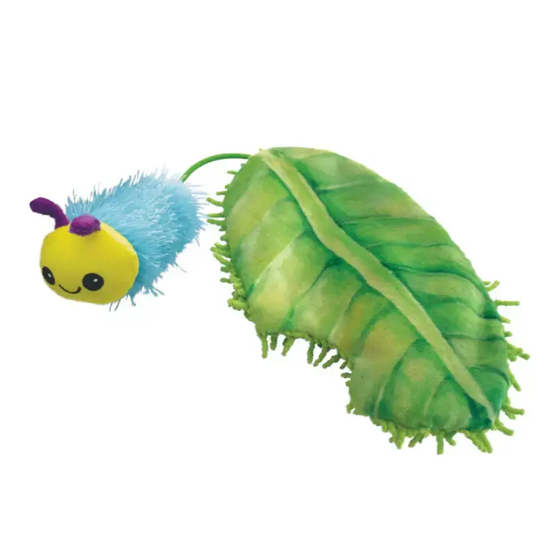 Ostatnie sztuki KONG® Flingaroo Catepillar - zabawka relaksacyjna dla kota.