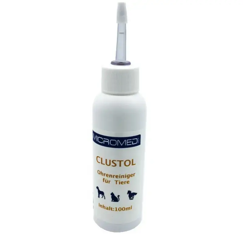 Micromed Vet Clustol - specjalistyczny płyn do higieny uszu psów, kotów, koni oraz innych zwierząt, 100ml Łatwy zwrot