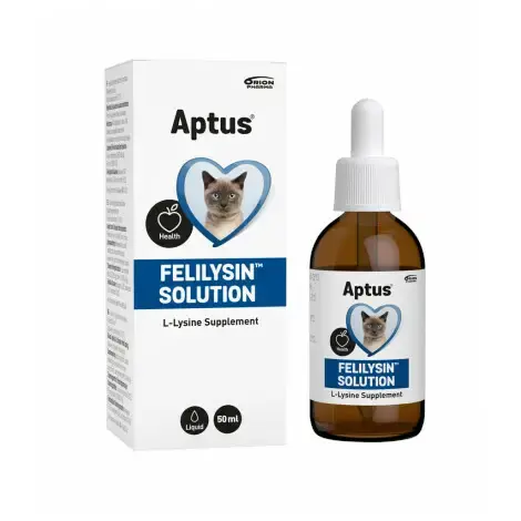 Popularny APTUS FELILYSIN SOLUTION - L-lizyna dla kotów w smacznym płynie, 50ml