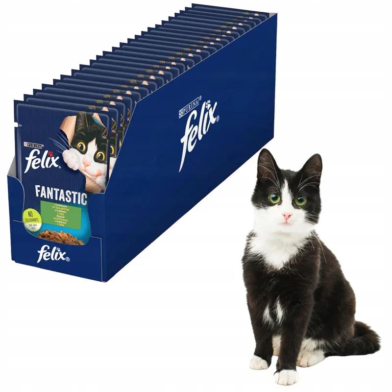 PURINA Felix Fantastic karma mokra dla kota Królik 26 x 85g Zniżka