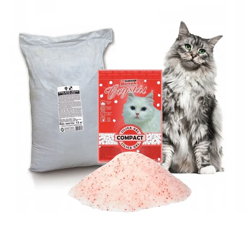 BENEK Crystal Compact Żwirek Silikonowy dla kota 13kg Do wyczerpania zapasów