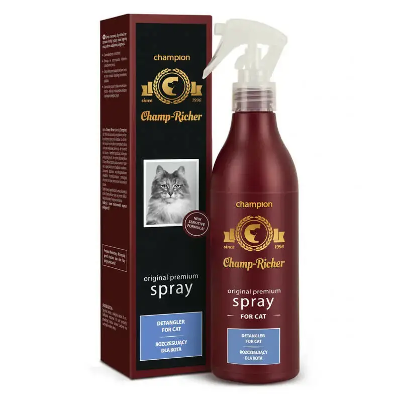 Najlepsza cena CHAMPION Champ-Richer - spray rozkołtuniający, ułatwiający czesanie dla kotów 250ml