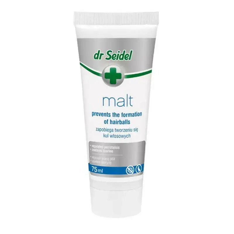 Zamów dziś Dr Seidel Malt paste - pasta odkłaczająca dla kotów, 75ml