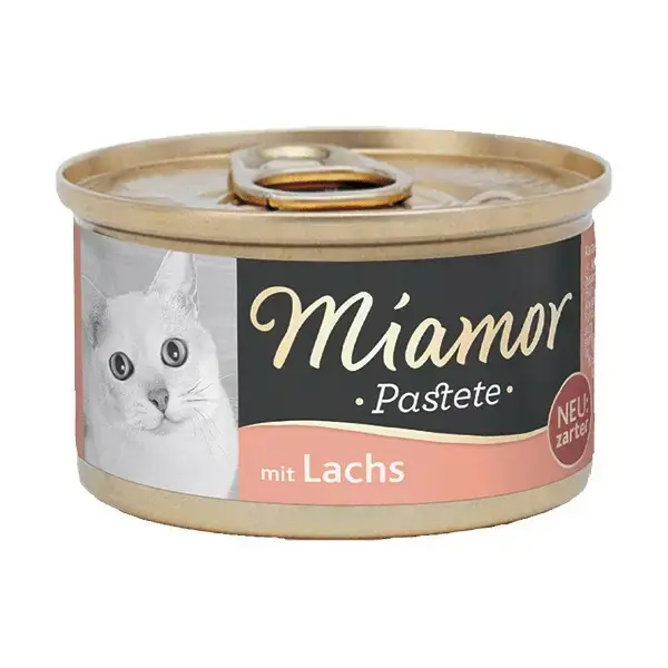 MIAMOR PASTETE - łosoś karma mokra dla kota puszka 85g Ekspresowa dostawa
