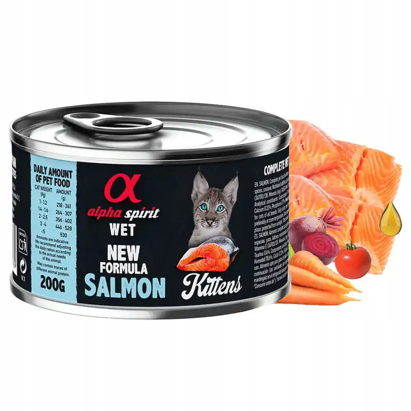 ALPHA SPIRIT Kitten Karma mokra dla kociąt Łosoś 200g Najlepsza cena