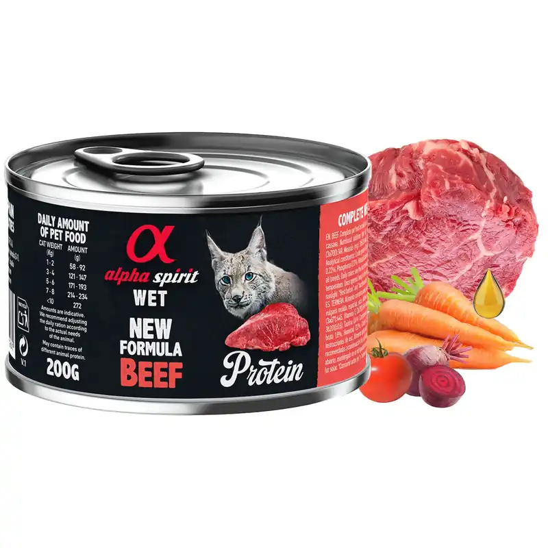 Super okazja ALPHA SPIRIT MONO Protein Karma mokra dla kota Wołowina 200g