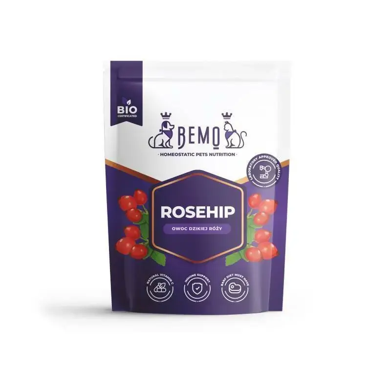 BEMO Rosehip - owoc dzikiej róży dla psa i kota, suplement diety 600g Kup teraz