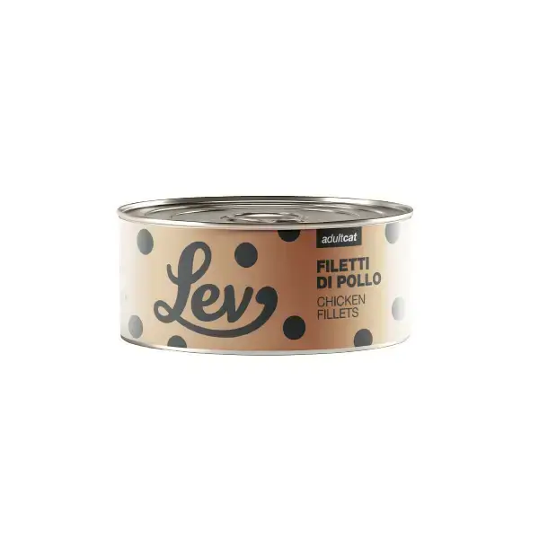 LEV Cat Kurczak - mokra karma dla kota, puszka 140g Hit sprzedaży