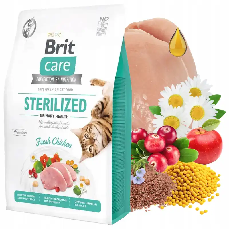 Brit Care Sterilized Urinary 2 kg Chicken sucha karma dla kota Szybka dostawa