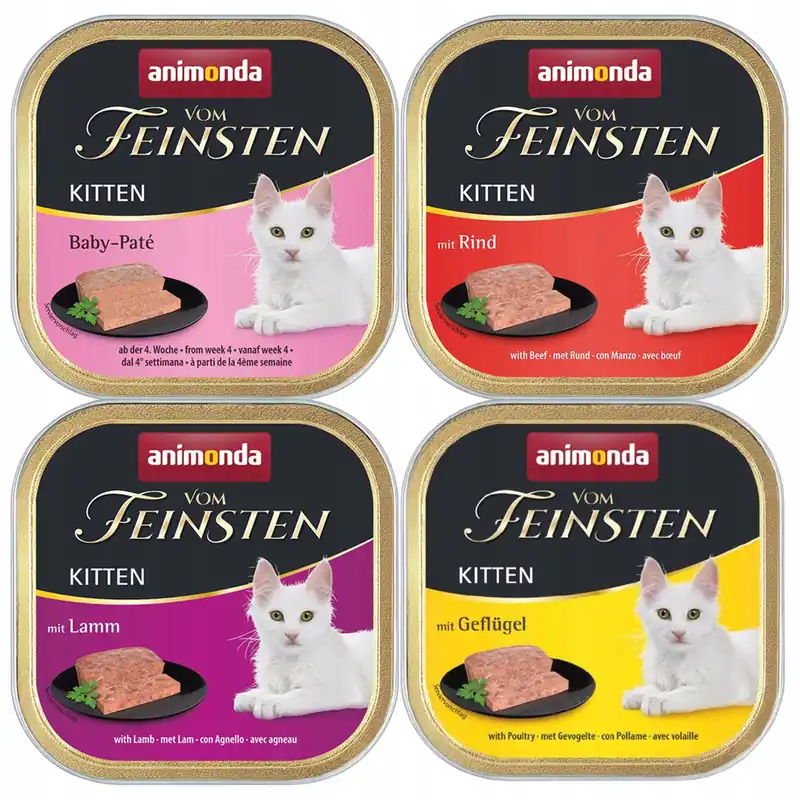 Zamów dziś Animonda Vom Feinsten Kitten mokra karma dla kociąt 4 x 100g mix