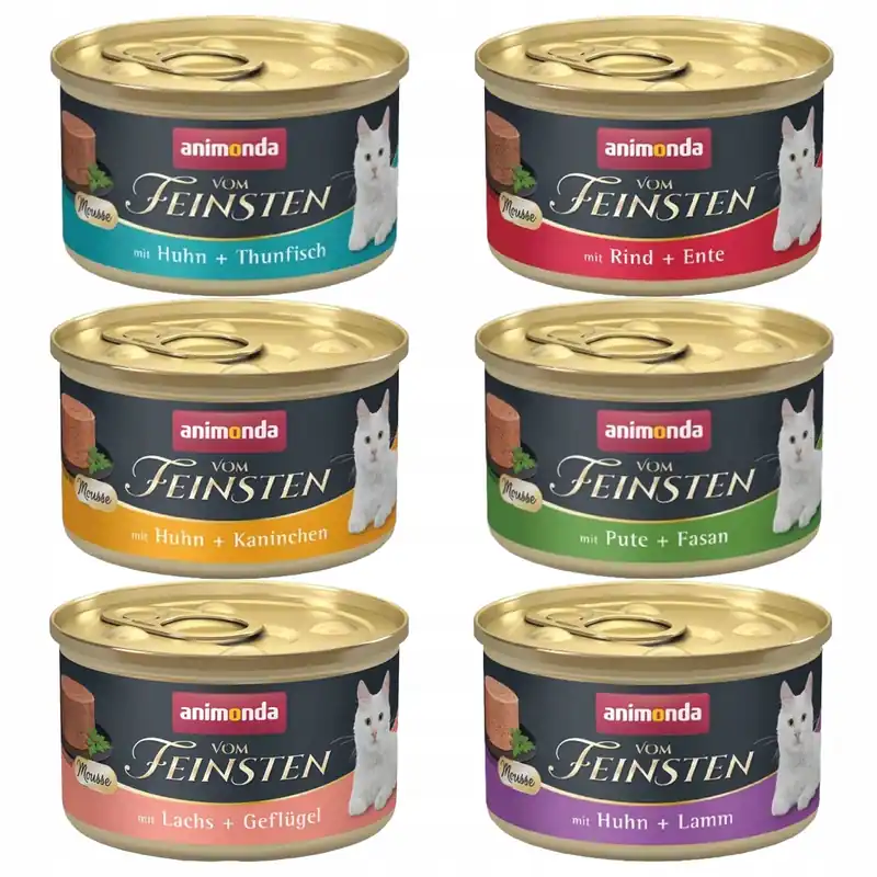 Niska cena Animonda Vom Feinsten Mousse mokra karma dla kota 6 x 85g mix