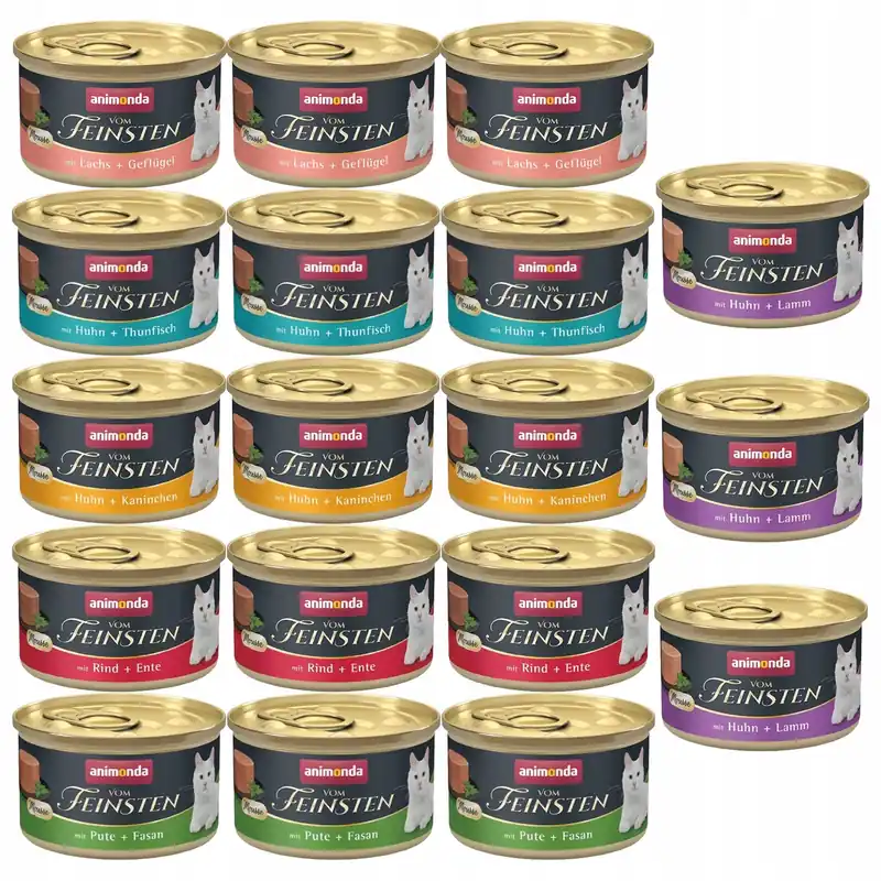 Animonda Vom Feinsten Mousse mokra karma dla kota 18 x 85g mix Tani