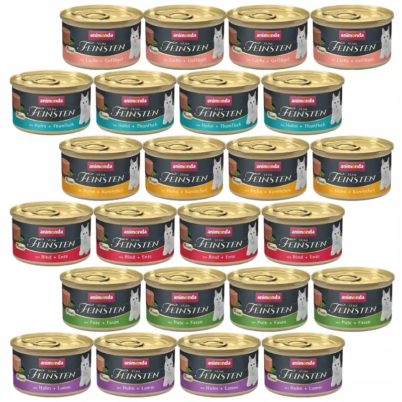 Animonda Vom Feinsten Mousse mokra karma dla kota 24 x 85g mix Okazja