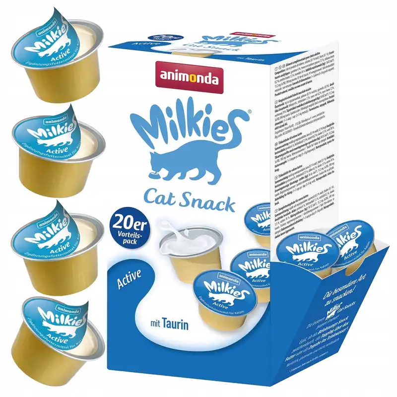 Animonda przekąska dla kota Milkies Active 20 x 15g z tauryną Obniżka ceny