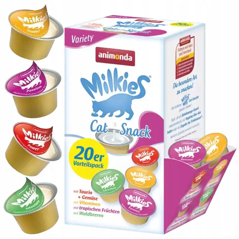 Animonda przekąska dla kota Milkies Variety 20 x 15 mix Tylko do końca tygodnia