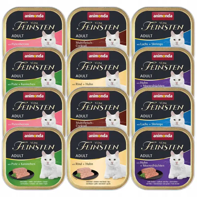 ANIMONDA Vom Feinsten Adult mokra karma dla kota 12 x 100g Mix Smaków Kup online