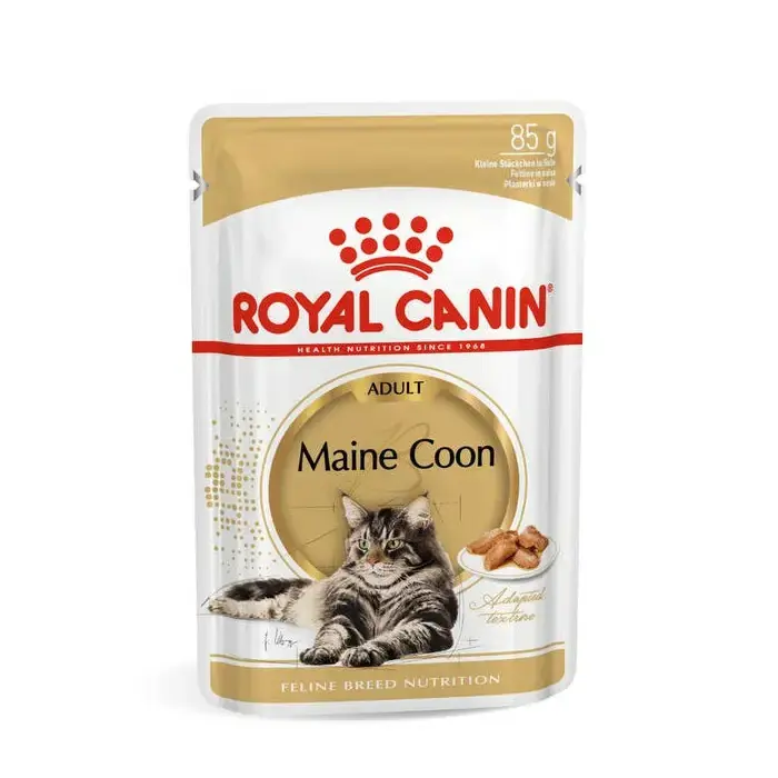 Royal Canin Maine Coon - pełnoporcjowa karma dla kotów rasy Maine Coon, 85g Bezpieczne zakupy