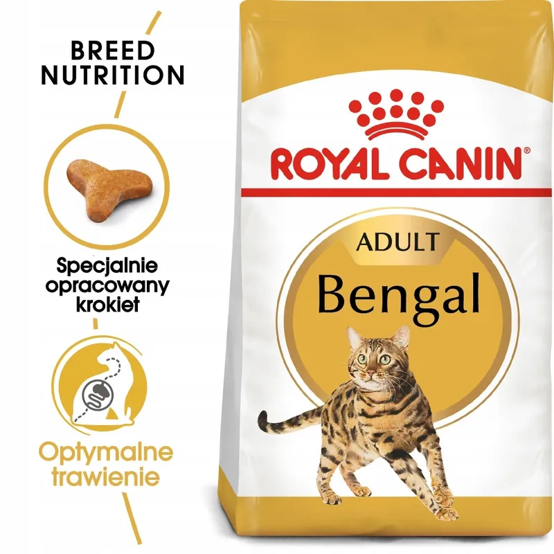 Wysoka jakość ROYAL CANIN Bengal Adult karma sucha dla kotów dorosłych rasy Bengal 10kg