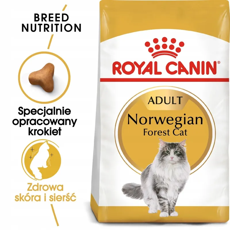 Niska cena ROYAL CANIN Norvegian Forest Cat Adult karma sucha dla kotów dorosłych 2 kg