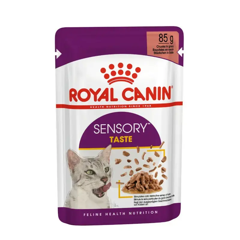Tylko dziś ROYAL CANIN SENSORY™ TASTE - karma dla kotów dorosłych w sosie, saszetka 85g
