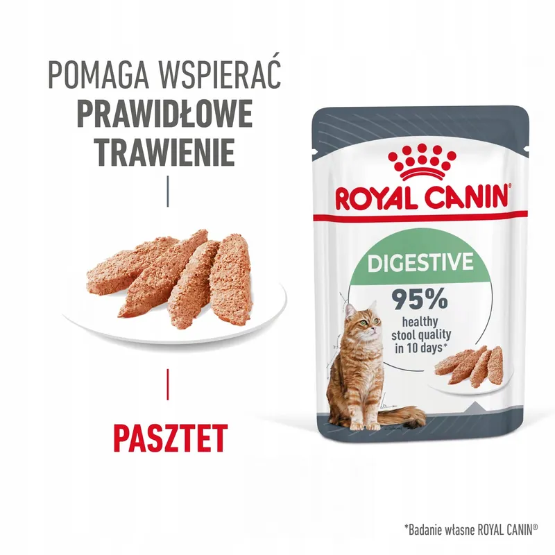 ROYAL CANIN Feline Care Nutrition - Digestive Care - Wet Loaf 12 x 85 g Ostatnie sztuki