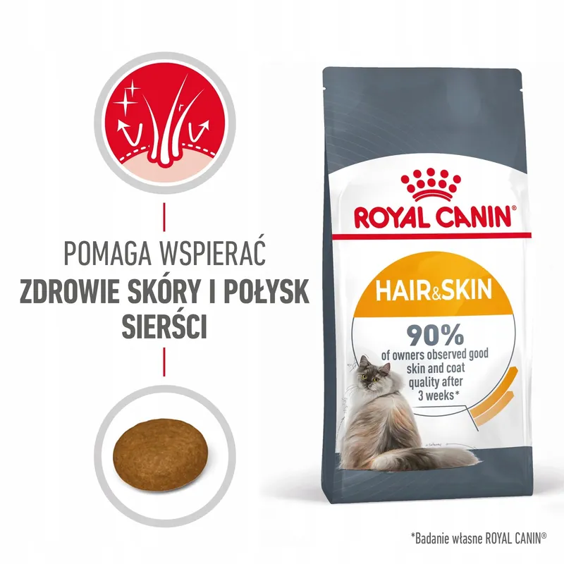 Darmowy zwrot ROYAL CANIN Feline Care Nutrition Relaunch - Hair & Skin Care - Dry 4 kg