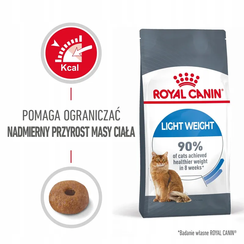 Zamów teraz ROYAL CANIN Feline Care Nutrition Relaunch - Light Weight Care - Dry 8 kg