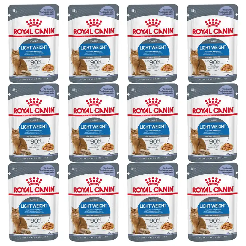 ROYAL CANIN Feline Care Nutrition - Light Weight Care - Wet Jelly 12 x 85 g Nowy