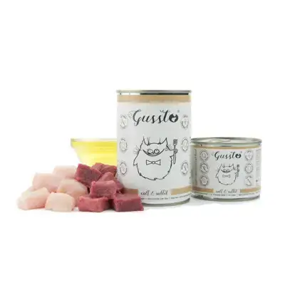 GUSSTO CAT FRESH Calf & Rabbit - Mokra karma dla kota ze świeżą cielęciną i królik Nie przegap