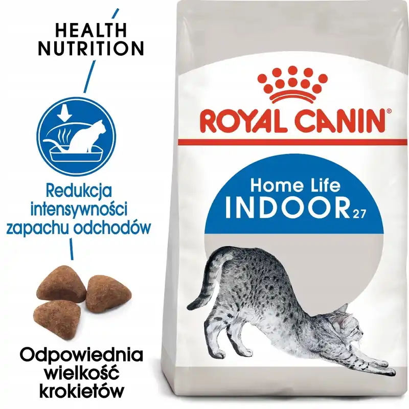 ROYAL CANIN Indoor 27 karma sucha dla kotów dorosłych 2 kg Najlepsza cena
