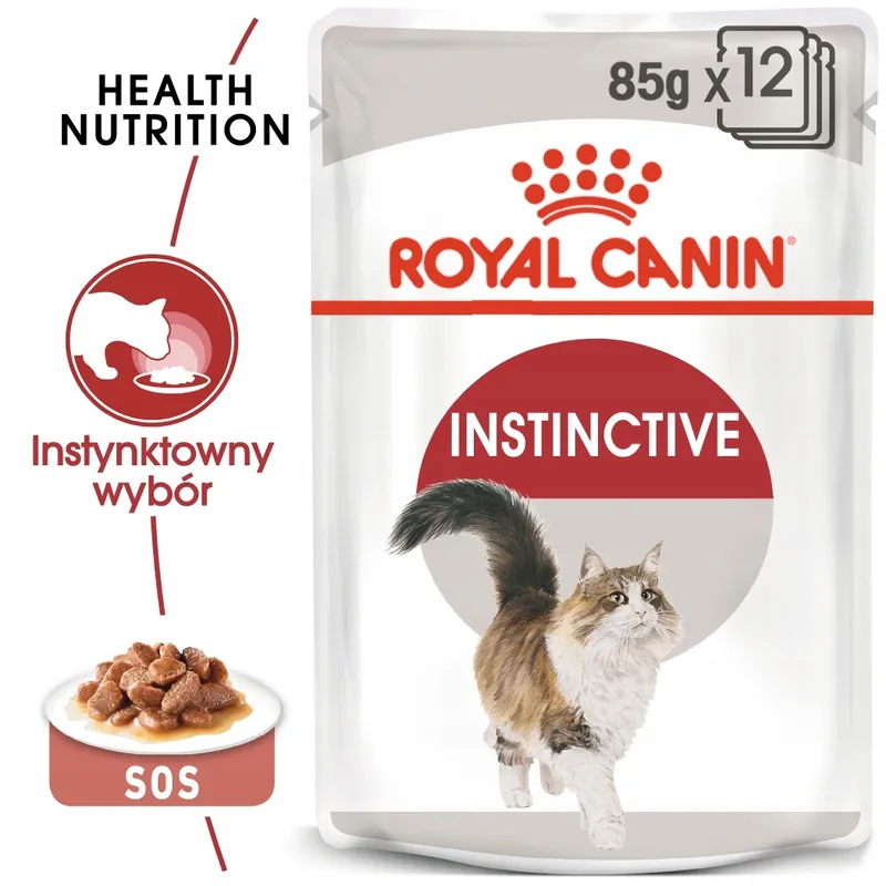 ROYAL CANIN Instinctive karma mokra w sosie dla kotów dorosłych 12 x 85 g Do wyczerpania zapasów