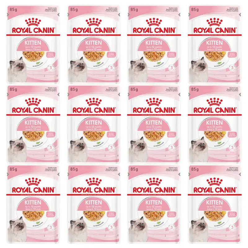 Obniżka ceny ROYAL CANIN Kitten Instinctive karma mokra w galaretce dla kociąt 12 x 85 g