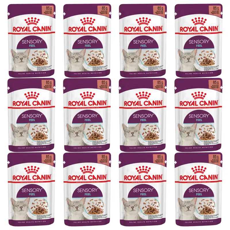 Nie przegap ROYAL CANIN Sensory Feel karma mokra kawałki dla kotów dorosłych 12 x 85 g