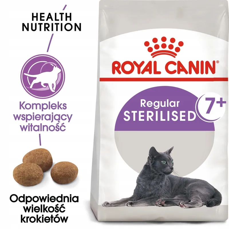 Bezpieczne zakupy ROYAL CANIN Sterilised +7 karma sucha dla kotów dorosłych 1,5 kg