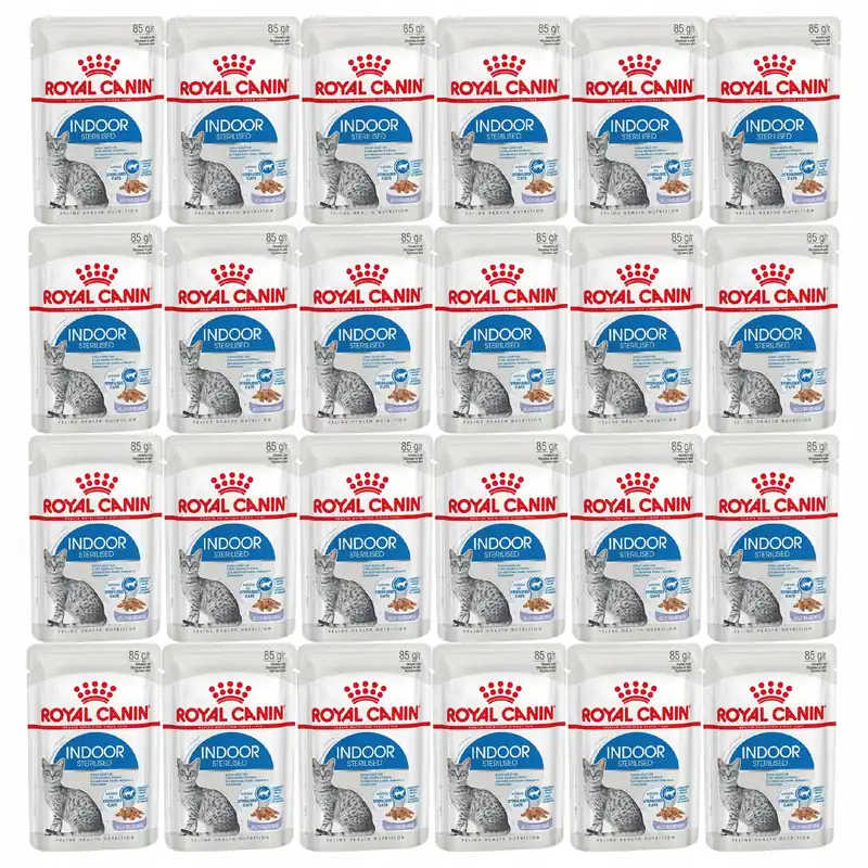 ROYAL CANIN Indoor Sterilised karma mokra w galaretce dla kota 24 x 85g Oferta
