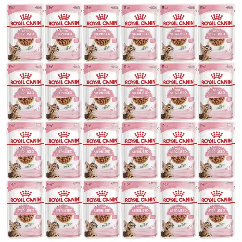 ROYAL CANIN Kitten Sterilised karma mokra w sosie dla kociąt 24 x 85g Sprawdź teraz