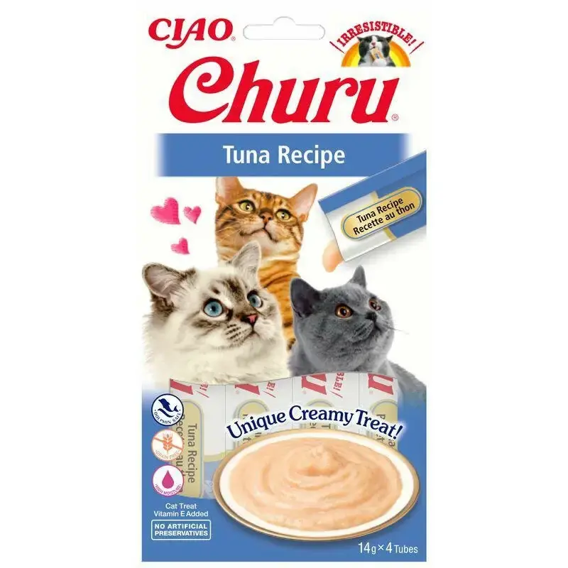 CHURU KOT CREAMY TUNA - PRZYSMAK DLA KOTA 56G Premium
