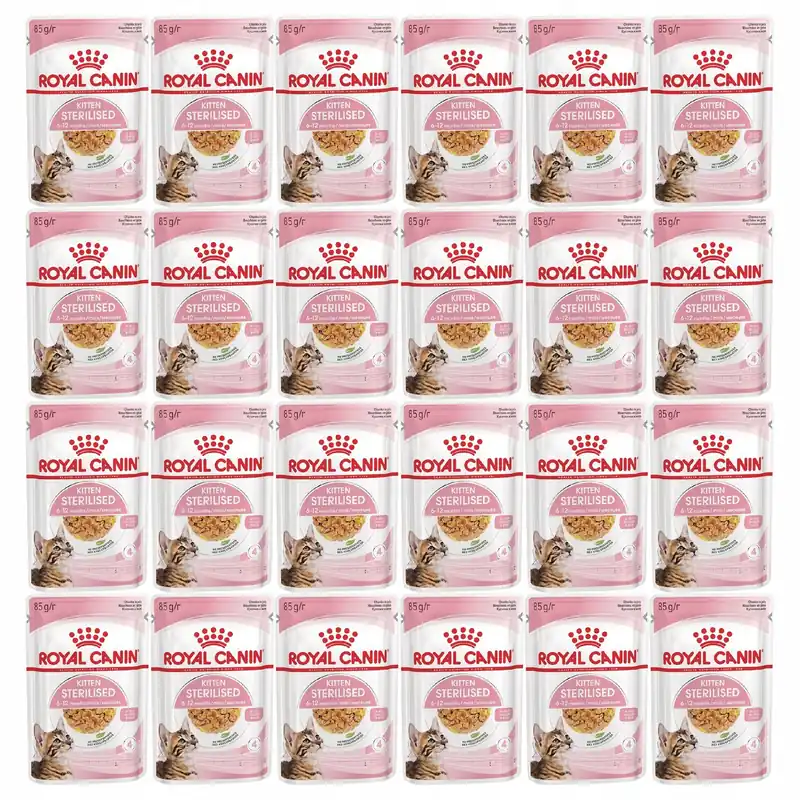 Oferta czasowa ROYAL CANIN Kitten Sterilised karma mokra w galaretce dla kociąt 24 x 85g