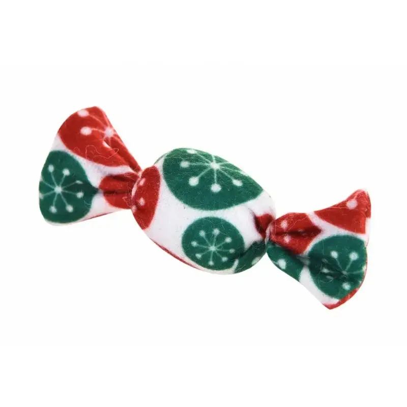 Kup online Barry King Cukierek czerwone/zielone kwiaty - Pluszowa zabawka dla kota, 9cm