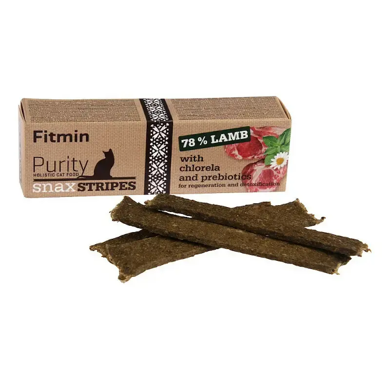 Zamów dziś Fitmin Purity cat Snax paski z jagnięciny dla kota 35g