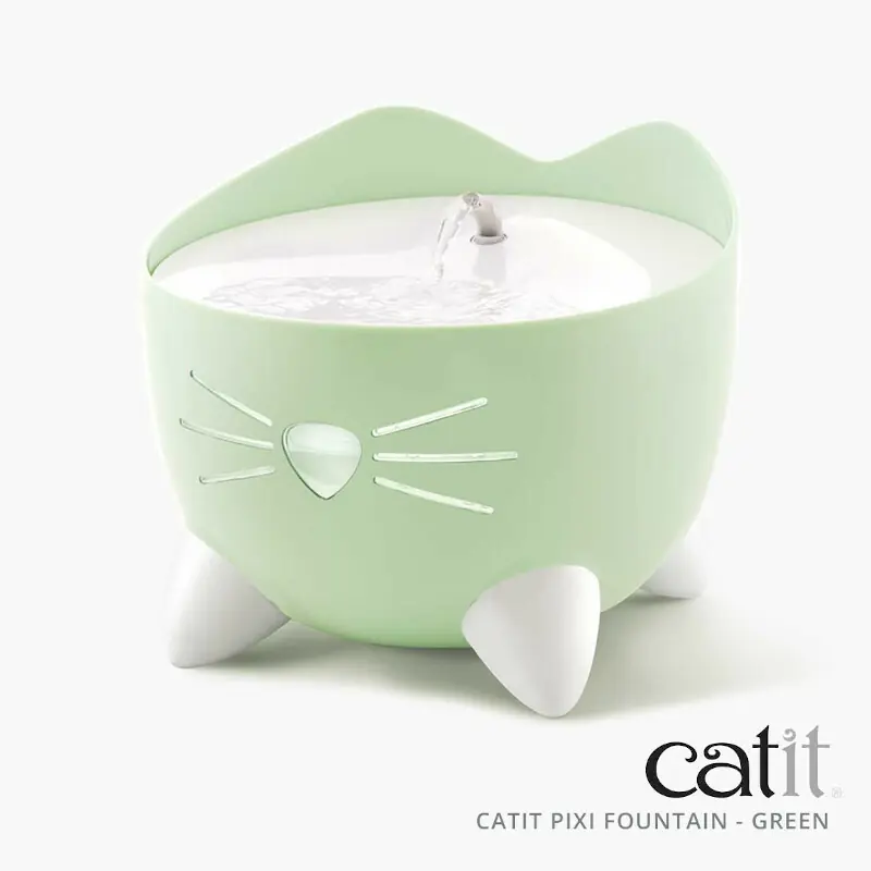 CATIT PIXI fontanna, poidło dla kota, kolor zielony 2,5l Cena promocyjna