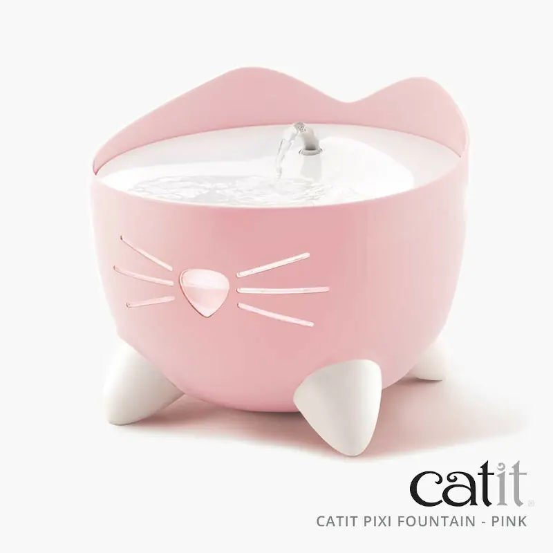CATIT PIXI fontanna, poidło dla kota, kolor różowy 2,5l Do wyczerpania zapasów
