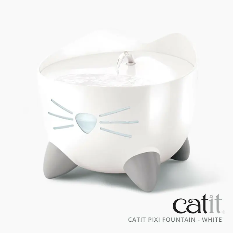 CATIT PIXI fontanna, poidło dla kota, kolor biały 2,5l Do wyczerpania zapasów