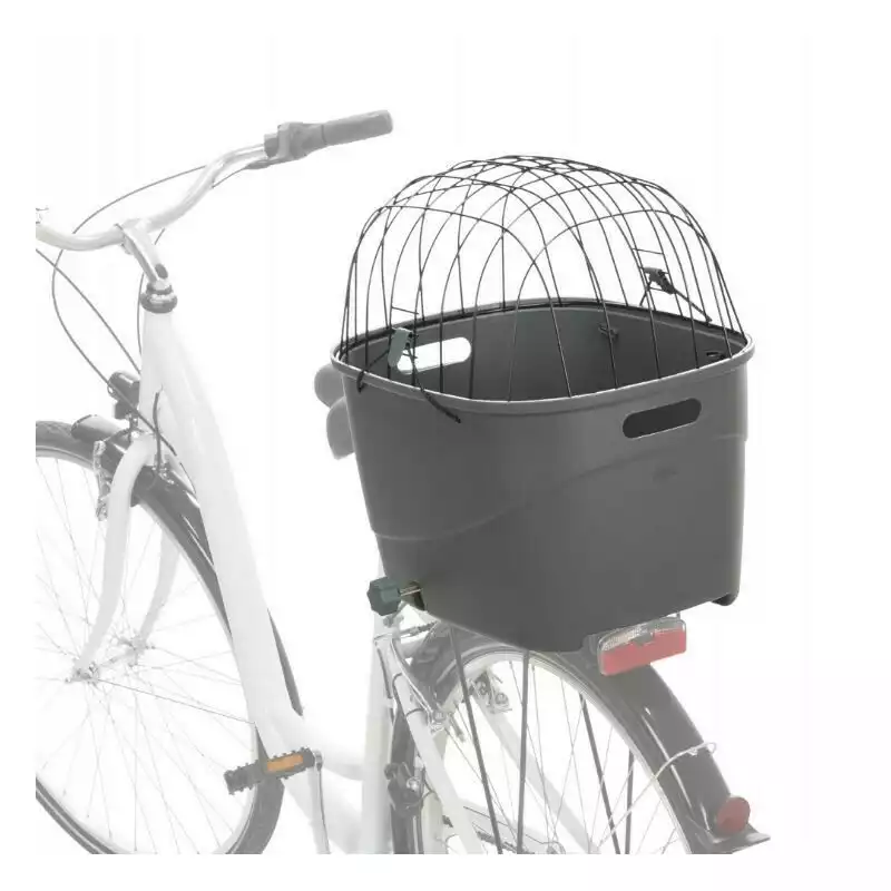 Trixie Kosz na bagażnik rowerowy do przewozu psa lub kota do 6g wagi, kolor szary Wyjątkowa oferta