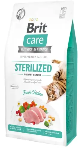 Nowość Brit Care Cat Adult Sterilized Urinary Health Fresh Chicken 400g