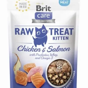 Tani Brit Raw Treat Cat Kitten Kurczak i 艁oso艣 40 g
