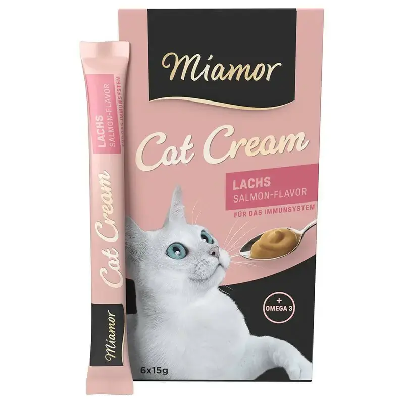 Dodaj do koszyka Miamor Cat Cream - Krem z łososia Box 6x15 g