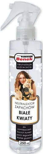BENEK Neutralizator Spray Bia艂e Kwiaty 250ml Oferta limitowana