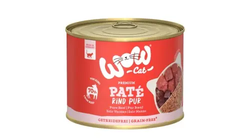 Cena promocyjna WOW CAT - wo艂owina dla doros艂ych kot贸w 200g